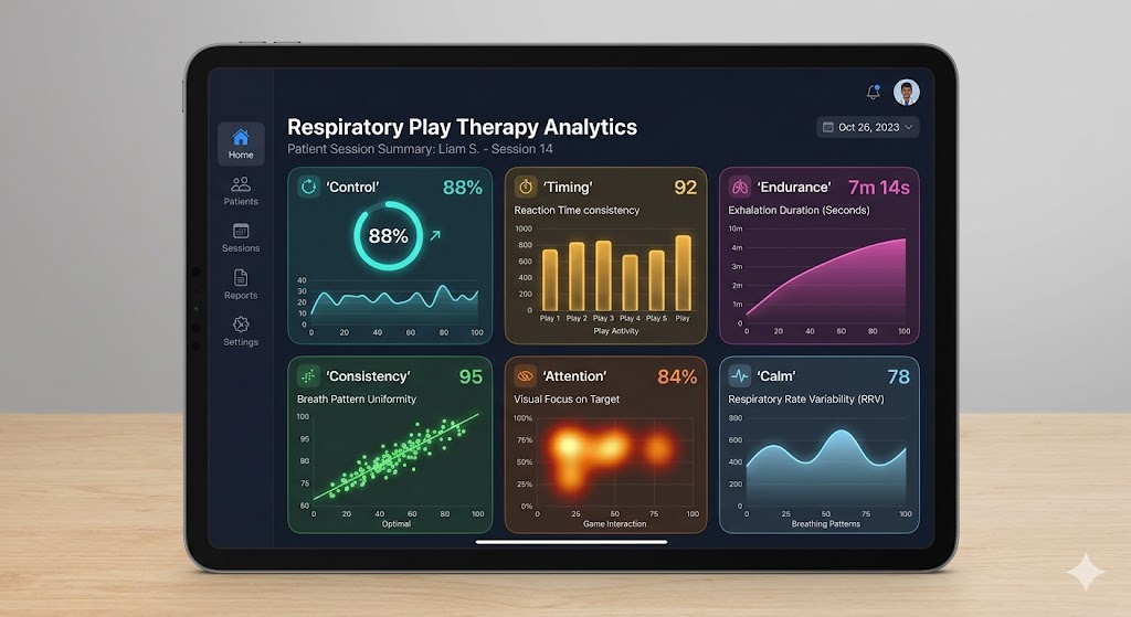 Clinical Respiratory Metrics Dashboard